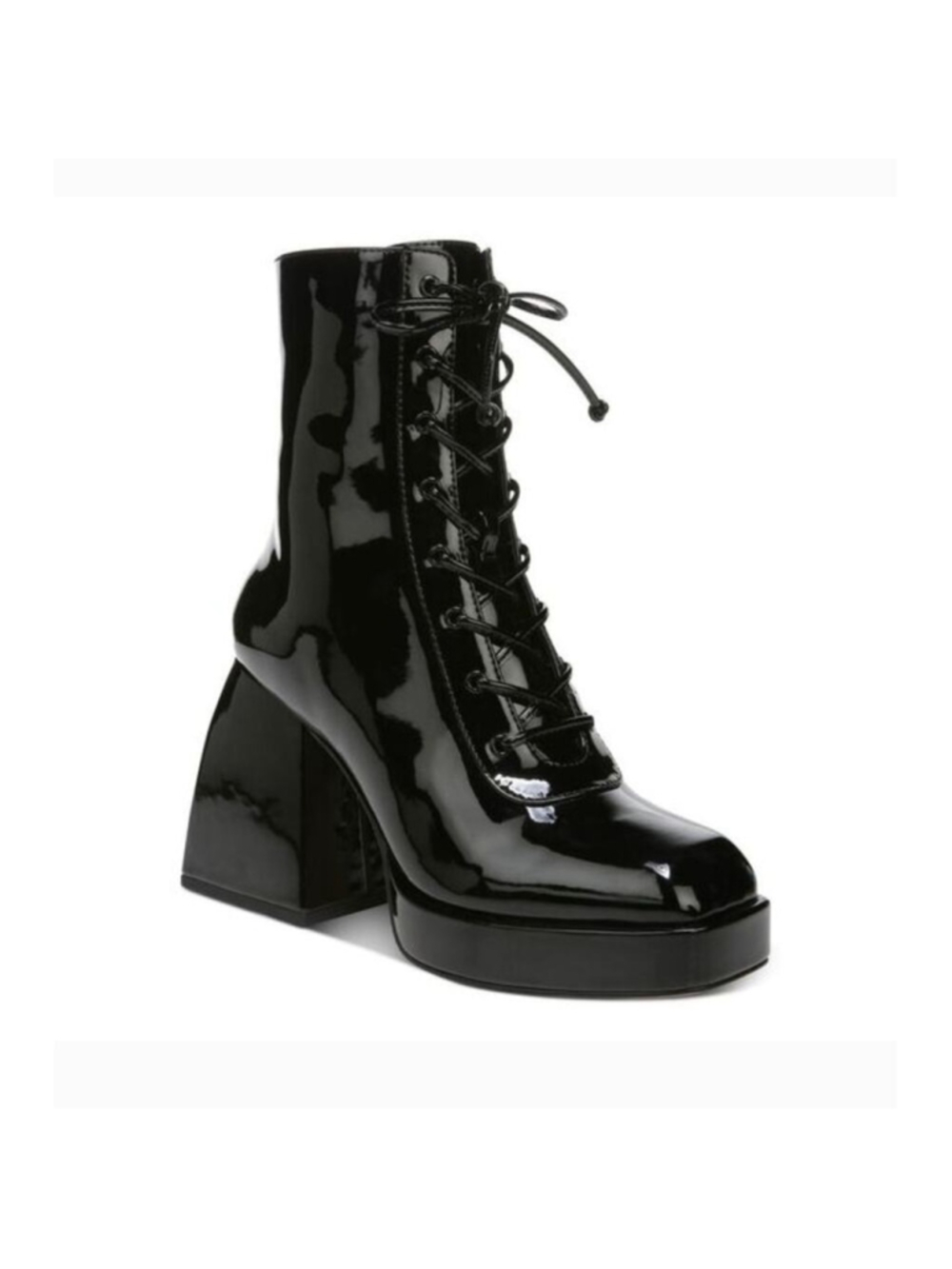Circus NY by Sam Elderman Kia 1" Platform Booties with a Block Heel Size 10